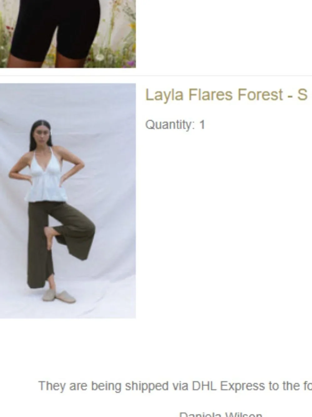 Indigo Luna Layla Flares - Forest Small - Picture 3 of 7